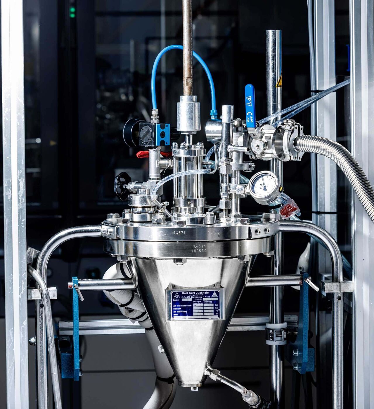 Polymerisationsreaktor im Labor