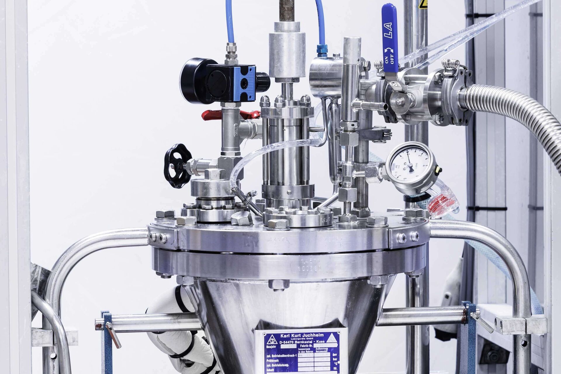 Polymerisationsreaktor im Labor